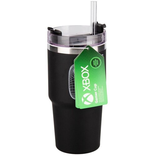 Paladone XBOX Gamer Ča&amp;scaron;a s Izolacijom i Slamkom (600 ml) Slike