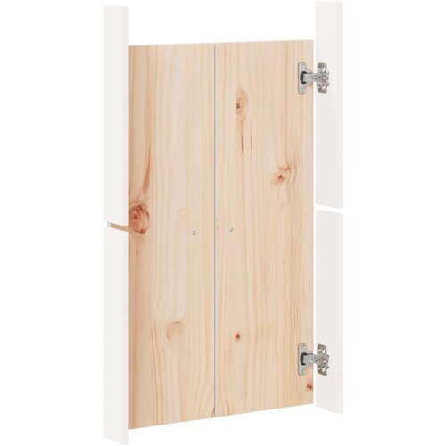  Vanjska kuhinjska vrata MEPPEL 2 kom Bijela 50x9x82cm masivna borovina Slike