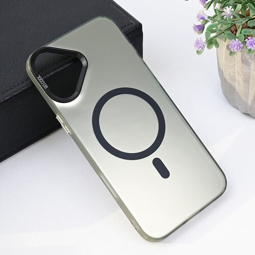  torbica magsafe clear za iphone 16 plus 6.7 crna Slike