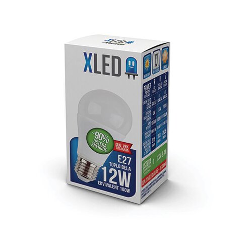 Xled E2712X/Z LED BULB/E27/12W/1055LM/3000K/30000H/NO DIM LED sijalica Cene