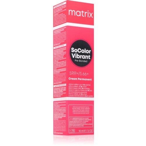 Matrix SoColor Vibrant Pre-Bonded Cream Permanent permanentna barva za lase za sijočo barvo las 90 ml Cene