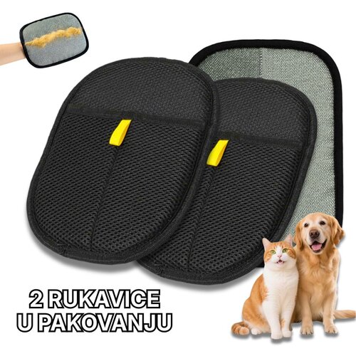  Rukavica za Uklanjanje Dlaka Ljubimaca - 1+1 Gratis Cene