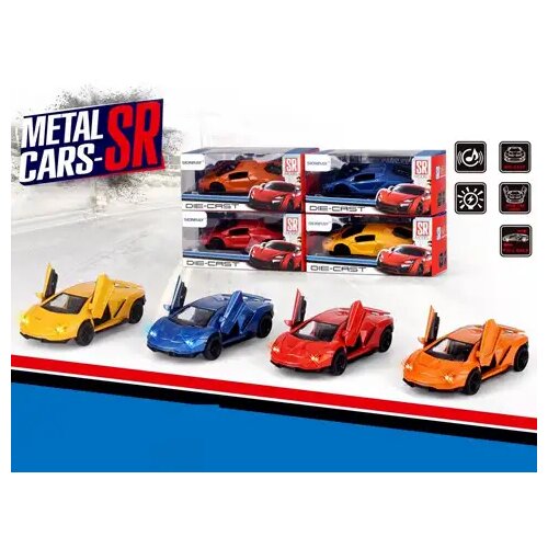 Magic Toys Kovinsko &scaron;portno vozilo s potegom nazaj s svetlobnimi in zvočnimi efekti 1/43 Cene