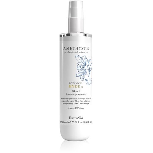 FarmaVita Amethyste Botanical Hydra intenzivna maska brez spiranja v pršilu za toplotno oblikovanje las 150 ml Cene