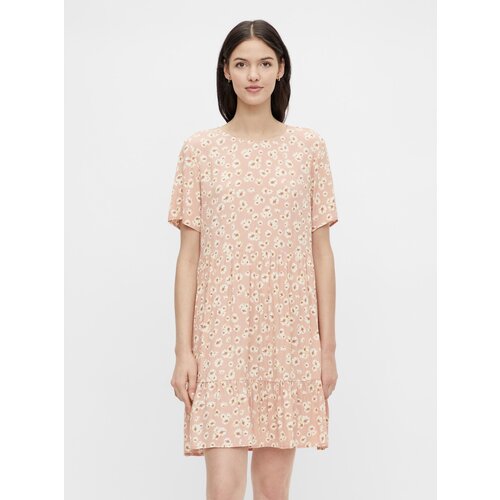 Pieces Pink Floral Dress Miller - Women Slike