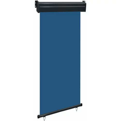 Balkonska stranska tenda 100x250 cm modra, (20692726)