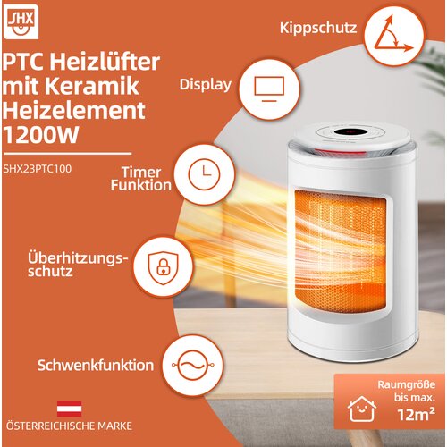 SHX SHX23PTC100 PTC grijac z keramickim grijacem snage 1200 W Slike