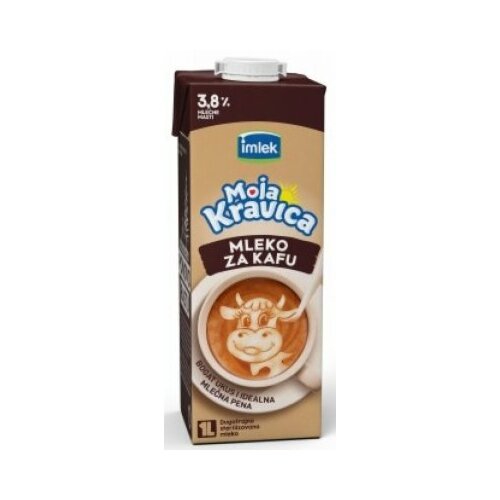 Imlek Moja Kravica mleko za kafu 3.8% MM 1L tetra brik Slike