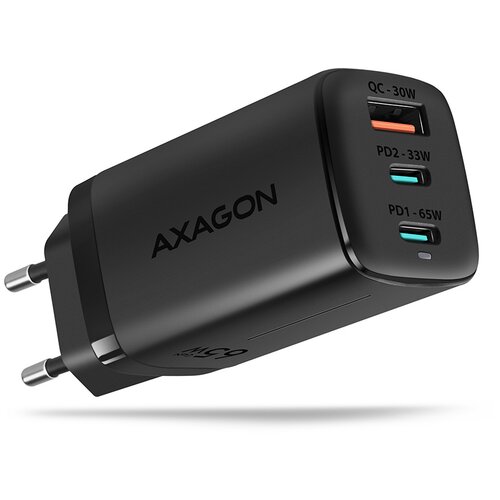 Axagon polnilec 2x USB-C + 1x USB-A 65W GaN Cene