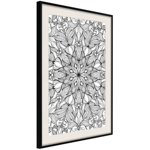  Poster - Colourless Mandala 30x45