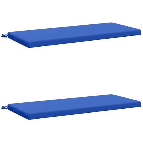  Jastučići za klupe - 2 dijela SOEST 2 kom. 100% poliester - Kraljevski plava 110 x 50 x 5 cm Poliester Cene
