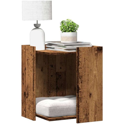  Kutija za mačji pijesak boja drva 42x42x51 cm konstruirano drvo Cijene