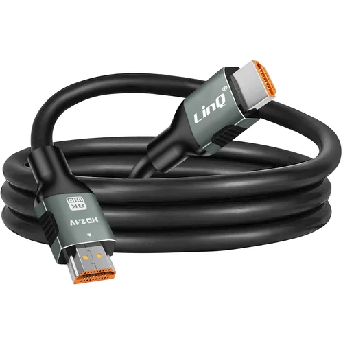 LINQ 8K Ultra HD HDMI kabel 1 m - crn HDMI 2.1 kabel, (20649886)