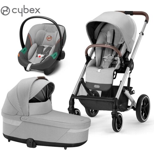 Cybex Gold® dječja kolica 3u1 balios™ s lux lava grey (silver frame) + aton™ s2 lava grey Cijene