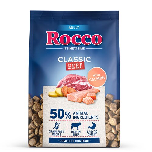 Rocco Adult Classic govedina s lososom - 1 kg Slike