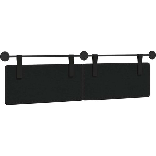  Držeće uzglavlje Zidne Lažna koža - Crna 180 cm bez LED Slike