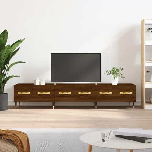 vidaXL TV omarica rjavi hrast 150x36x30 cm inženirski les