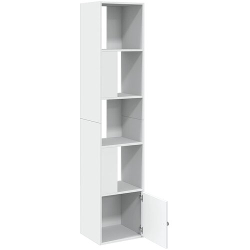  Regal za knjige bijeli 40 x 36 x 189 cm od konstruiranog drva Slike
