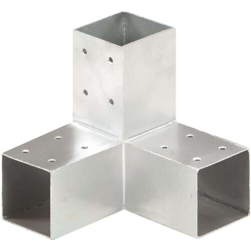 VidaXL spojnici za stupove u y-obliku 4 kom pocinčani metal 71 x 71 mm Slike