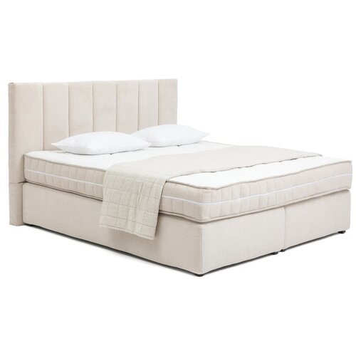Bonami Selection Bež boxspring postelja 180x200 cm Olia Bold Line – Cene