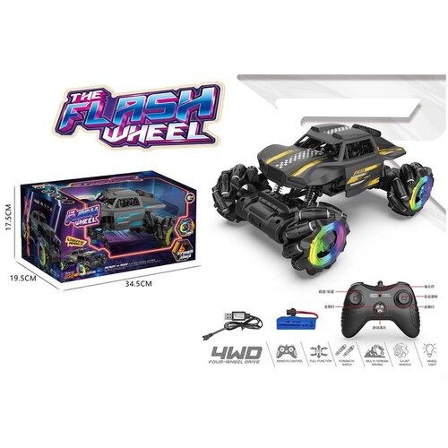 Monster auto na daljinsko upravljanje 4WD, 1:18, s punjivom baterijom Slike