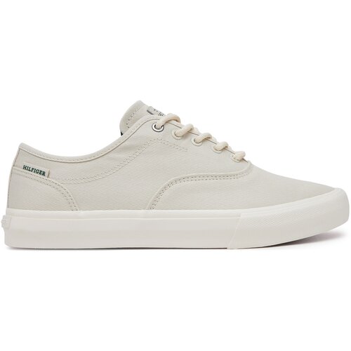 Tommy Hilfiger Tenis superge Th Hi Vulc Low Oxford Twill FM0FM05400 Bela Cene