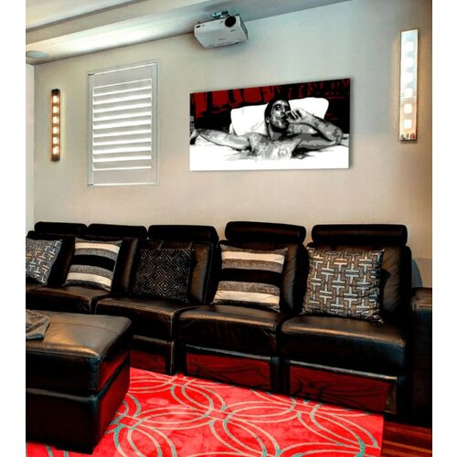  Najveći mafija&amp;scaron;i na platnu Scarface - Tony Montana s cigarom u bazenu 140x70 cm Slike