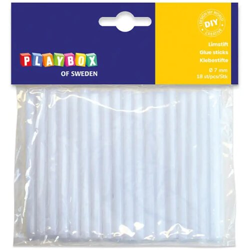 Playbox Ljepilo za punjenje za pi&scaron;tolje za ljepilo od 7 mm, pakiranje od 18 komada Cijene