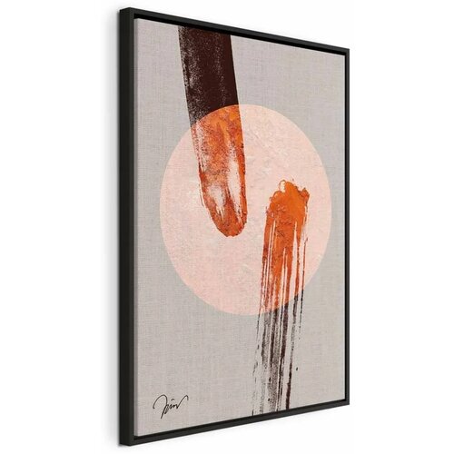  Slika - Two Comets (1 Part) Vertical 40x60 U crnom drvenom okviru Cene
