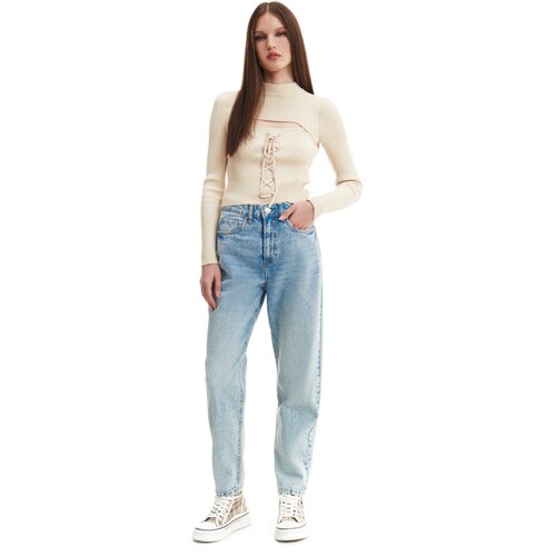 Cropp - Kavbojke mom - Modra Cene
