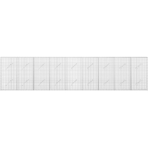  Gabion s 5 mm žicom i mrežom 5x5 cm 450x10x100 cm Slike