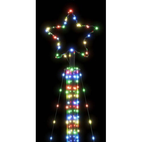  LED božićno drvce 525 LED &amp;scaron;arenih 302 cm Slike