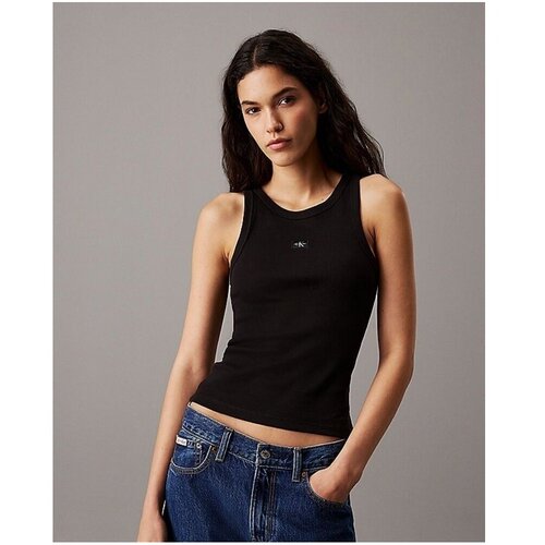 Calvin Klein Jeans Majice brez rokavov J20J224762 Črna Slike