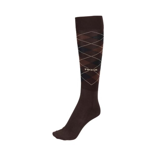 Pikeur Dokolenke Check, chocolate - 35-38 Slike