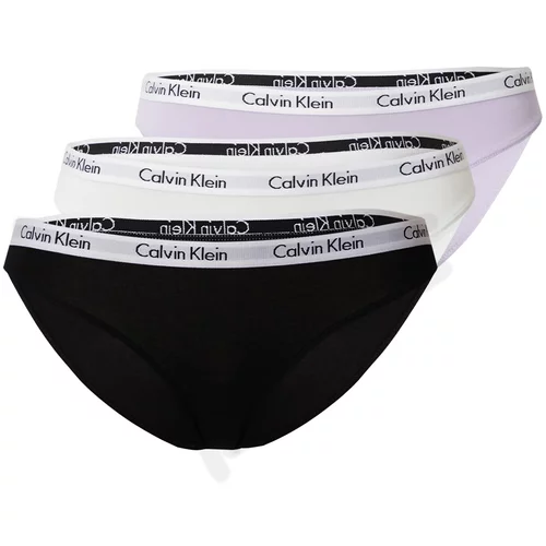 Calvin Klein Underwear Slip lila / crna / bijela / prljavo bijela