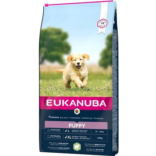 Eukanuba Puppy Large & Giant Breed jagnjetina & riž - 12 kg