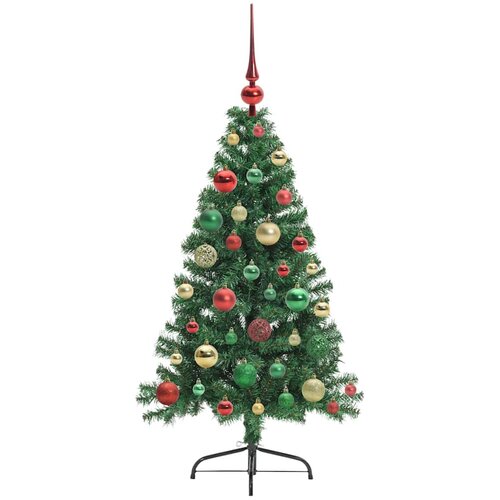  Umjetno predsvijetljeno božićno drvce Zelena 120 cm PVC Slike