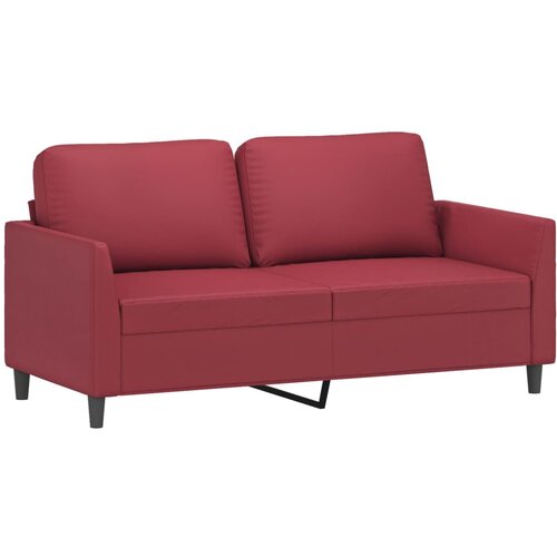 Maison Chic Dvosed kavč - Sofa - Kanape vinsko rdeč 140 cm umetno usnje, (21727384) Cene