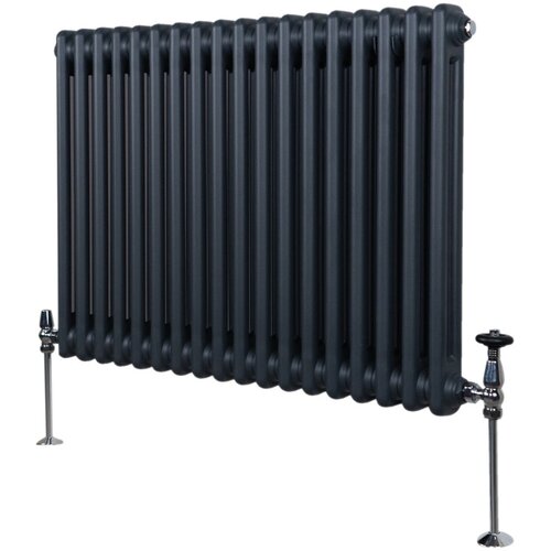 Monster Tradicionalni radiator z 2 stolpcema - 600 x 832 mm - antracitno siva, (21569946) Cene