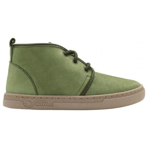 Natural World Škornji Kids Aina 6981 - Kaki Zelena Cene