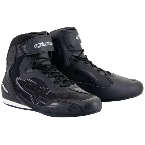 Alpinestars Faster-3 Rideknit Shoes Black/Dark Gray 41 Motoristični čevlji