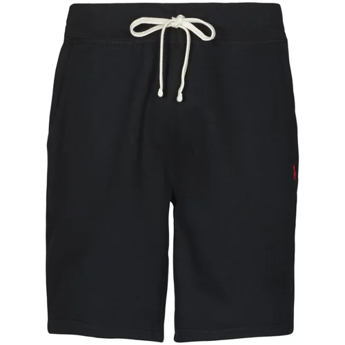 Polo Ralph Lauren Kratke hlače & Bermuda SHORT MOLTONE EN COTON LOGO PONY PLAYER Črna