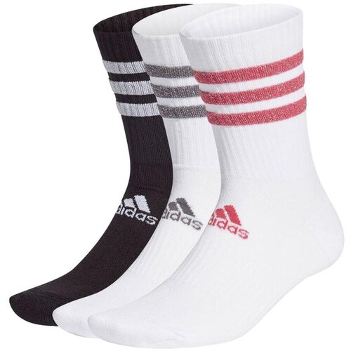 Adidas &Scaron;portne nogavice Chaussettes Glam 3-Bandes coussin&eacute;es Bela Cene