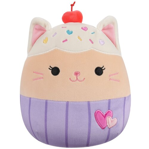 Squishmallows Miriam vanilijev mačji Cupcake s srčkom Cene