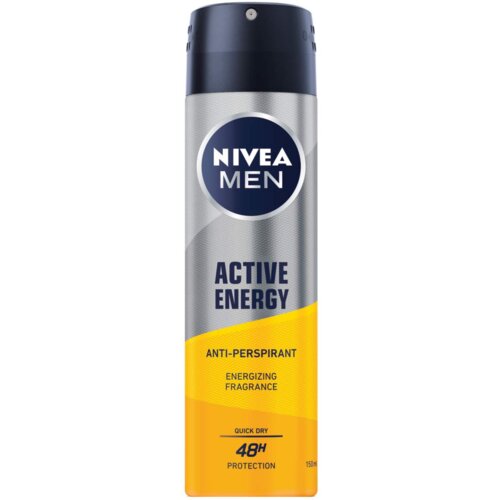 Nivea Men Active Energy 48H antiperspirant deodorant v spreju 150 ml za moške Cene