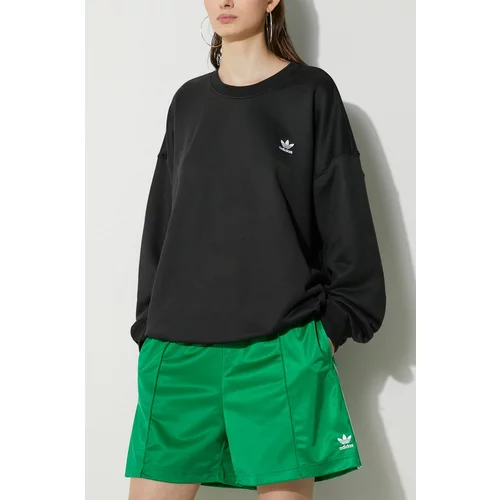 Adidas Kratke hlače Firebird Shorts za žene, boja: zelena, s aplikacijom, srednje visoki struk, IN6283