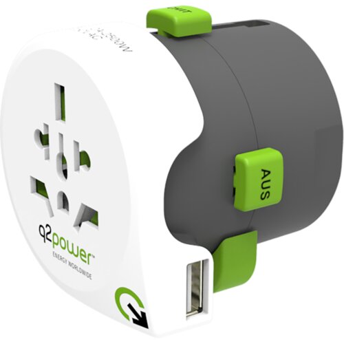 Q2power Adapter, strujni, univerzalni, USB &amp;ndash; QDAPTER USB Slike