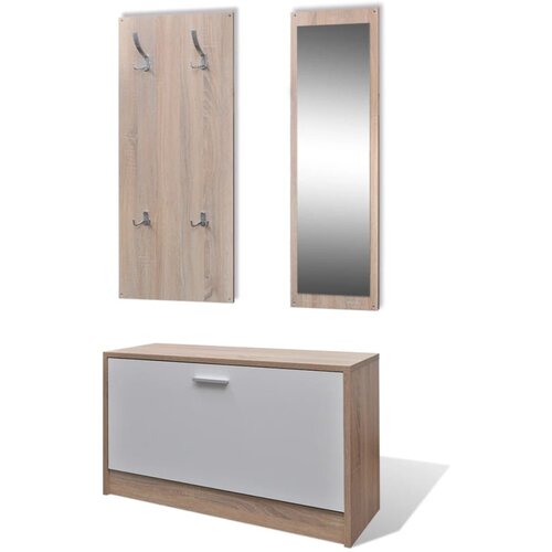 Maison Chic Komplet lesenih Omarica za obutev - Polica za čevlje 3 v 1, (21777591) Slike