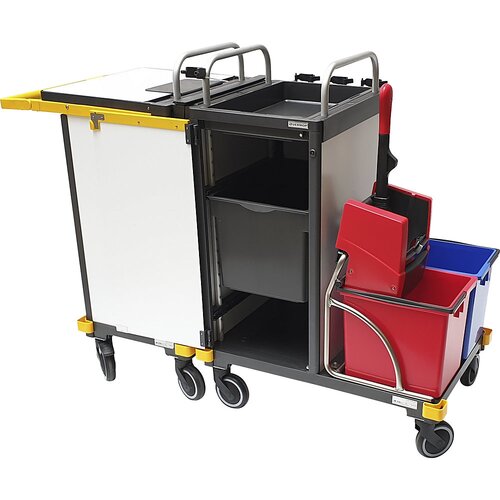 Vermop čistilni voziček equipe, dxšxv 1510 x 560 x 1120 mm, enota za odstranjevanje odpadkov je snemljiva Cene