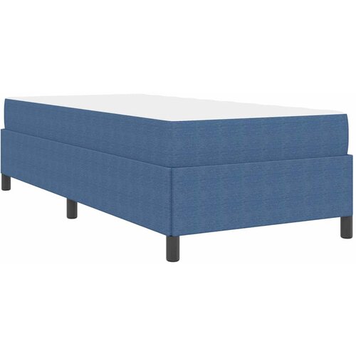  Krevetna konstrukcija s madracem Plava 90 x 200 cm tkanina Slike